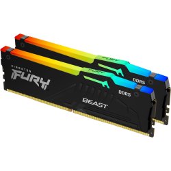 Kingston Technology FURY Beast RGB módulo de memoria 16 GB 2 x 8 GB DDR5 4800 M | KF548C38BBAK2-16 | 0740617328646 [1 de 2]