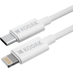 Kodak 30425989 cable de conector Lightning 1 m Blanco | 0887930425987 | Hay 5 unidades en almacén