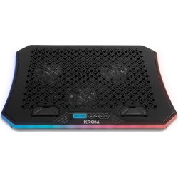 Krom Kooler Base refrigerante almohadilla fria 19p iluminaci | NXKROMKOOLER | 8436587971945 | Hay 4 unidades en almacén