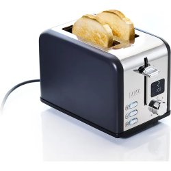 Laica HI1000L tostadora 2 rebanada(s) 880 W Negro | 8013240201399 | Hay 2 unidades en almacén