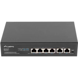 Lanberg RSFE-4P-2FE-60 switch No administrado Fast Ethernet (10/100) Energͭa so | 5901969428797 [1 de 6]