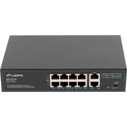 Lanberg RSFE-8P-2GE-120 switch No administrado Gigabit Ethernet (10/100/1000) En | 5901969428803 [1 de 4]