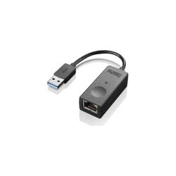 Lenovo Adaptador y tarjeta de red Ethernet USB 3.2 Gen 1 (3.1 Gen 1) Negro | 4X90S91830 | 0193124150352 [1 de 2]