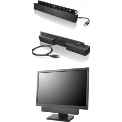 Lenovo USB Soundbar Negro 2.0 canales 2,5 W | 0A36190 | 0886843845639 [1 de 2]