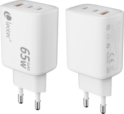 Leotec CARGADOR UNIVERSAL 65W GAN ULTRA SLIM 2 USB C PD+1 USB A BLANCO Leotec CARGADOR UNIVERSAL 65W GAN ULTRA SLIM 2 USB C PD+1 US | LECSPH65W3W2 | 8436588883100 | Hay 4 unidades en almacén