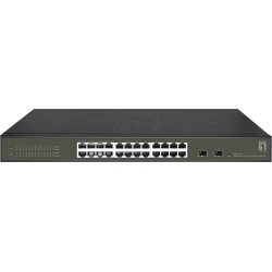 LevelOne GES-2126 switch Gestionado L2 Gigabit Ethernet (10/100/1000) Negro | 4015867229279 [1 de 4]