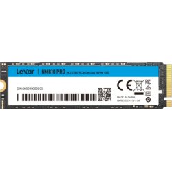 Lexar NM610PRO 1 TB M.2 PCI Express 3.0 NVMe | LNM610P001T-RNNNG | 0843367128723 | Hay 26 unidades en almacén