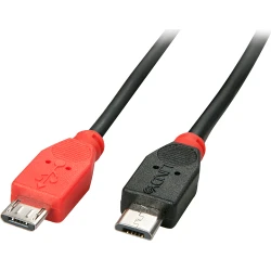 Lindy 31759 cable USB 1 m USB 2.0 Micro-USB B Negro | LINDY31759 | 4002888317597 | Hay 15 unidades en almacén