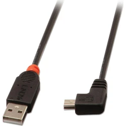 Lindy 31971 cable USB 1 m USB 2.0 USB A Mini-USB B Negro | LINDY31971 | 4002888319713 | Hay 15 unidades en almacén