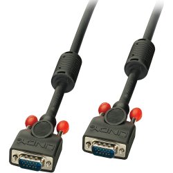 Lindy 36371 cable VGA 0,5 m VGA (D-Sub) Negro | LINDY36371 | 4002888363716 | Hay 13 unidades en almacén