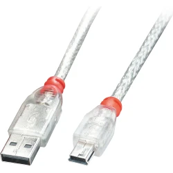 Lindy 41782 cable USB 1 m USB 2.0 USB A Mini-USB B Transparente Lindy 41782 cable USB 1 m USB 2.0 USB A Mini-USB B Transpare | LINDY41782 | 4002888417822 | Hay 21 unidades en almacén