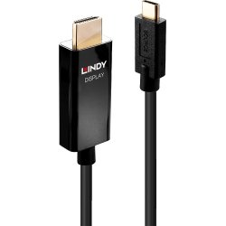Lindy 43293 adaptador de cable de vÍ­deo 3 m USB Tipo C HD | LINDY43293 | 4002888432931 | Hay 9 unidades en almacén