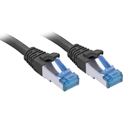 Lindy 47414 cable de red Negro 2 m Cat6a S/FTP (S-STP) | LINDY47414 | 4002888474146 | Hay 5 unidades en almacén