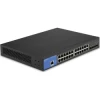 Linksys Switch de red administrado Gigabit de 24 puertos con 4 ranuras SFP+ 10G de subida | (1)