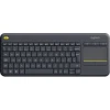 Logitech K400 Plus Tv teclado RF inalámbrico AZERTY Belga Negro | (1)