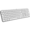 Logitech MX Keys S teclado RF Wireless + Bluetooth QWERTY Español Aluminio, Blanco | (1)