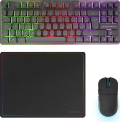 Mars Gaming MCPWTKLES teclado Ratón incluido Juego RF inalámbrica + USB QWERTY Español Negro Mars Gaming MCPWTKLES teclado Ratón incluido Juego RF inal | 8435693111733 | Hay 10 unidades en almacén