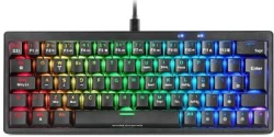 Mars Gaming MKMINIPRO, Teclado Mecánico Ultra-Compacto 60%, | MKMINIPROBRES | 8435693106135 | Hay 1 unidades en almacén