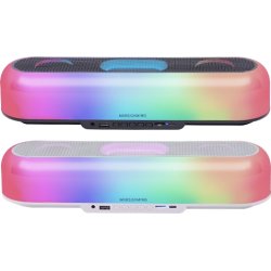 Mars Gaming MSB-ORB, Altavoz Portátil + Barra de Sonido 20W, Iluminación Orbilight RGB 360º, Soundbar con Sistema de Triple Driver, Altavoces Gamin Mars Gaming MSB-ORB, Altavoz Portátil + Barra de Sonido 20W | MSBORBW | 8435693105596 | Hay 3 unidades en almacén