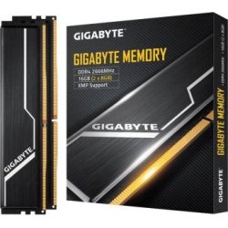 MEMORIA GIGABYTE DDR4 2666 MHz 16GB (2X8GB) NEGRO GP-GR26C16S8K2HU416 | 4719331804657 [1 de 2]