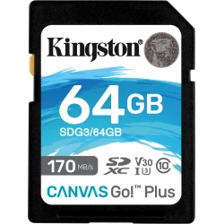 MEMORIA KINGSTON SDXC UHS-I 64GB CLASS 10 SDG3/64GB | Hay 7 unidades en almacén