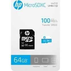 MEMORIA MICROSDXC + ADAPTADOR HP 64GB 100MB/S HFUD064-1U1BA MEMORIA MICROSDXC + ADAPTADOR HP 64GB 100MB/S HFUD064-1U1BA | 4712847096820 | Hay 62 unidades en almacén