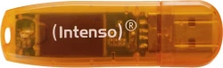 MEMORIA USB 2.0 INTENSO RAINBOW LINE NARANJA 64 GB 3502490 | 4034303015924 | Hay 50 unidades en almacén