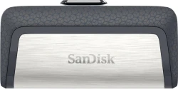MEMORIA USB 3.1 USB 2.0 ULTRA DUAL NEGRO SANDISK 64GB SDDDC2 | SDDDC2-064G-G46 | Hay 32 unidades en almacén