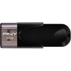 MEMORIA USB PNY 64GB NEGRO FD64GATT4-EF | 3536401519386 | Hay 100 unidades en almacén
