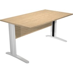 Mesa oficina Presto 140 roble pata metal T invertida | 002K2-C | 7331910024378 | Hay 10 unidades en almacén