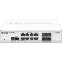 Mikrotik CRS112-8G-4S-IN switch L3 Gigabit Ethernet (10/100/1000) Energͭa sobre | 4752224000149 [1 de 2]