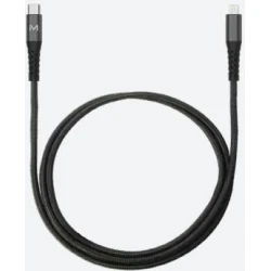 Mobilis 001343 cable de conector Lightning 1 m Negro | 3700992524948 | Hay 47 unidades en almacén