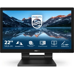 Monitor Philips 1920 x 1080 Pixeles LCD con SmoothTouch 21.5P Negro | 222B9T/00 | 8712581756789 [1 de 9]