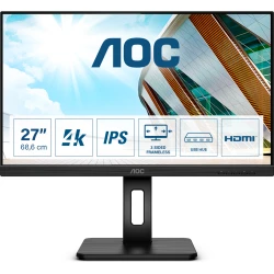 Monitor profesional aoc 27p ips negro U27P2 | 4038986187343 | Hay 100 unidades en almacén
