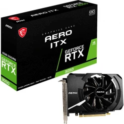 MSI GeForce RTX 3050 AERO ITX 8G OC NVIDIA 8 GB GDDR6 | 4719072943301 [1 de 5]