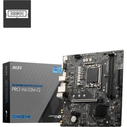 Msi Pro H610m-g Ddr4 Intel H610 Lga 1700 Micro Atx | 911-7D46-075. | 4719072942663 | 94,58 euros