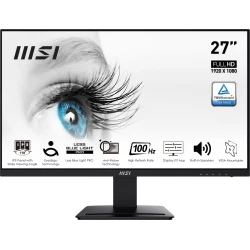 MSI Pro MP273A pantalla para PC 68,6 cm (27``) 1920 x 1080 Pixeles Full HD LED N | 9S6-3PB4CH-068 | 4711377035101 [1 de 9]