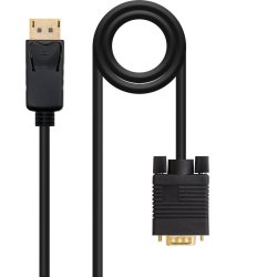 Nanocable Cable conversor DISPLAYPORT a VGA (D-Sub) 5 m Negr | 10.15.4405 | 8433281008694 | Hay 2 unidades en almacén