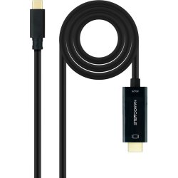 Nanocable Cable Conversor USB-C a HDMI 1.4 4K@30HZ 1.8 m, Negro Nanocable Cable Conversor USB-C a HDMI 1.4 4K@30HZ 1.8 m, Ne | 10.15.5132 | 8433281012882 | Hay 7 unidades en almacén