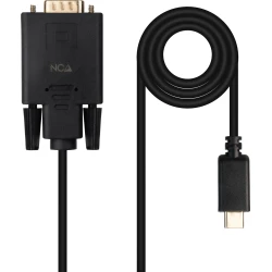 Nanocable Cable Conversor USB-C/M a VGA/M, 1.8 m, Negro Nanocable Cable Conversor USB-C/M a VGA/M, 1.8 m, Negro | 10.15.5202 | 8433281015296 | Hay 2 unidades en almacén