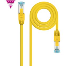Nanocable Cable de Red Cat.7 600MHZ LSZH SFTP PIMF AWG26, Amarillo, 1 m Nanocable Cable de Red Cat.7 600MHZ LSZH SFTP PIMF AWG26, Am | 10.20.1701-Y | 8433281011724 | Hay 3 unidades en almacén