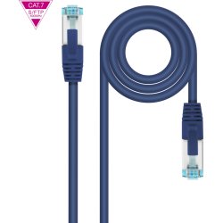 Nanocable Cable de Red Cat.7 600MHZ LSZH SFTP PIMF AWG26, Azul, 30 cm Nanocable Cable de Red Cat.7 600MHZ LSZH SFTP PIMF AWG26, Az | 10.20.1700-L30-BL | 8433281011564 | Hay 1 unidades en almacén