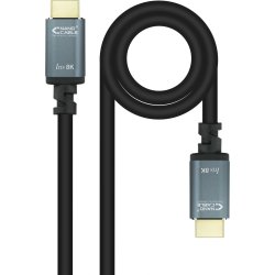 Nanocable Cable HDMI 2.1 IRIS 8K A/M-A/M, Negro, 1.5 m Nanocable Cable HDMI 2.1 IRIS 8K A/M-A/M, Negro, 1.5 m | 10.15.8001-L150 | 8433281010697 | Hay 3 unidades en almacén