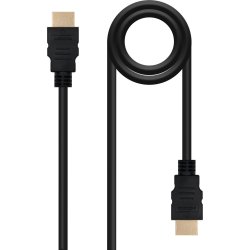 Nanocable Cable HDMI alta velocidad / HEC, A/M-A/M, Negro, 10 m Nanocable Cable HDMI alta velocidad / HEC, A/M-A/M, Negro, 1 | 10.15.1710 | 8433281013766 | Hay 3 unidades en almacén