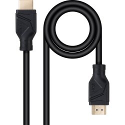 Nanocable Cable HDMI V2.1 8K@60Hz 48Gbps CCS, A/M-A/M, Negro, 2 m Nanocable Cable HDMI V2.1 8K@60Hz 48Gbps CCS, A/M-A/M, Negro | 10.15.8302 | 8433281016774 | Hay 3 unidades en almacén