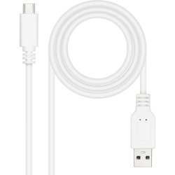 Nanocable Cable USB 2.0 3A, tipo USB-C/M-A/M, Blanco, 3 m Nanocable Cable USB 2.0 3A, tipo USB-C/M-A/M, Blanco, 3 m | 10.01.2103-W | 8433281014763 | Hay 2 unidades en almacén