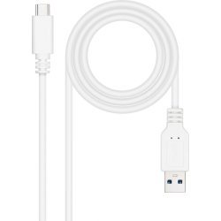 Nanocable Cable USB 3.1, Gen2 10 Gbps 3A, tipo USB-C/M-A/M, Blanco, 1.5 m Nanocable Cable USB 3.1, Gen2 10 Gbps 3A, tipo USB-C/M-A/M, | 10.01.4001-L150-W | 8433281014169 | Hay 5 unidades en almacén
