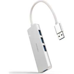 Nanocable Hub USB-A 3.0. a 4xUSB3.0, USB-A/M-USB 3.0/H, Aluminio, Color Plata, 18 cm Nanocable Hub USB-A 3.0. a 4xUSB3.0, USB-A/M-USB 3.0/H, Alum | 10.16.4602 | 8433281015517 | Hay 11 unidades en almacén