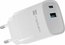 NATEC NUC-2140 cargador de dispositivo móvil Universal Blan | 5901969444216 | Hay 2 unidades en almacén