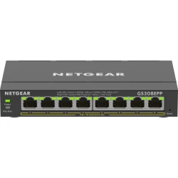 Netgear Gestionado L2/L3 Gigabit Ethernet (10/100/1000) Energͭa sobre Ethernet  | GS308EPP-100PES | 0606449153095 [1 de 9]